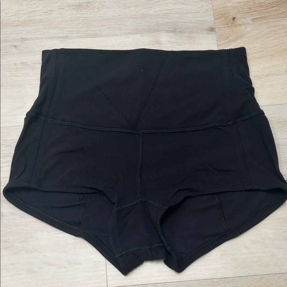 lululemon athletica Black High-Waisted Women's Shorts